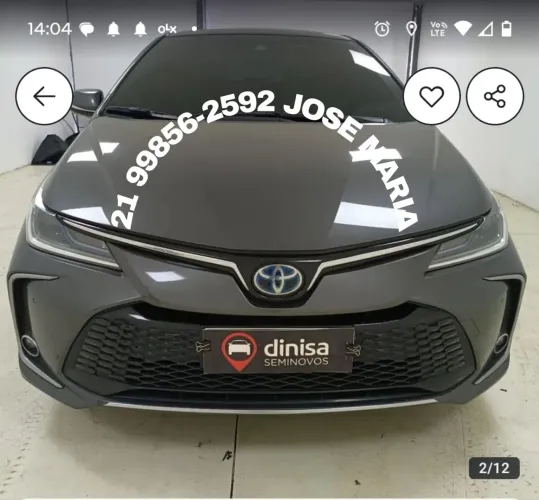 Toyota Corolla Altis Prem. Hybrid 1.8 Flex AUT 2024