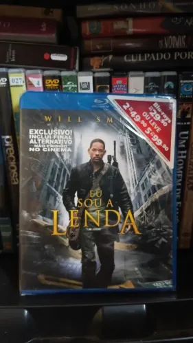 Blu ray "Eu sou a lenda" - Will Smith (Original/Lacrado)