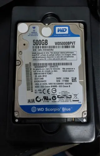 HD WD 500GB