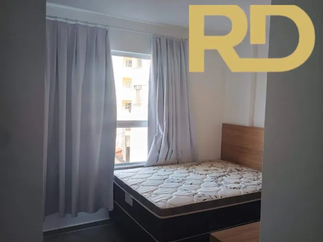 Kitnet Mobiliada 20m² no Centro de Barbacena | Próx. Faculdade de Medicina | Prédio com Ac