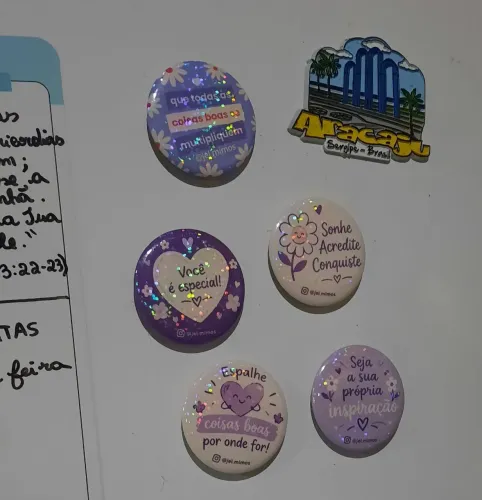 Imã de geladeira COM SUA IDEIA (personalizados)