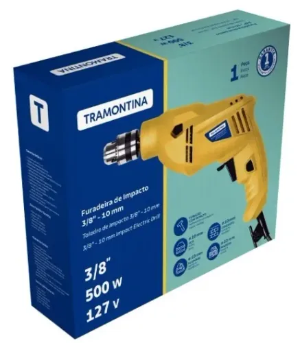 FURADEIRA IMPACTO TRAMOTINA 500W 127V