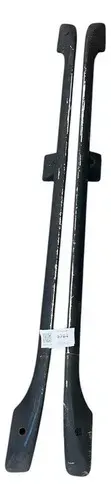 Par Rack Travessa Teto Fiat Doblo 2002 A 2016 Prateado