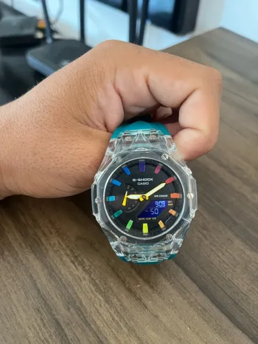 Relógio Casio G-shock GA 2100 transparent
