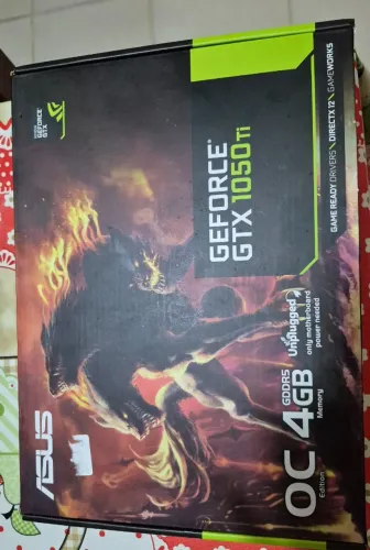 Placa De Vídeo Asus GeForce GTX 1050 Ti OC 4GB GDDR5 (Usada)
