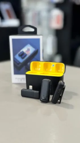 Microfone de lapela sem fio