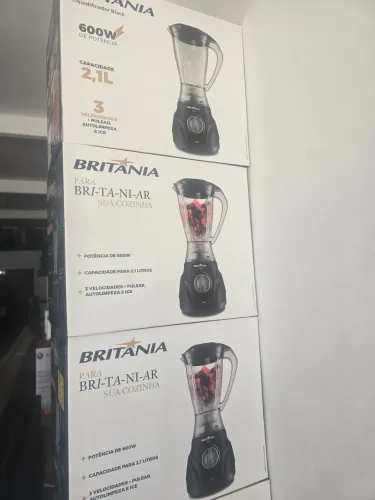 Liquidificador Britânia 3 velocidades capacidade 2,1 L