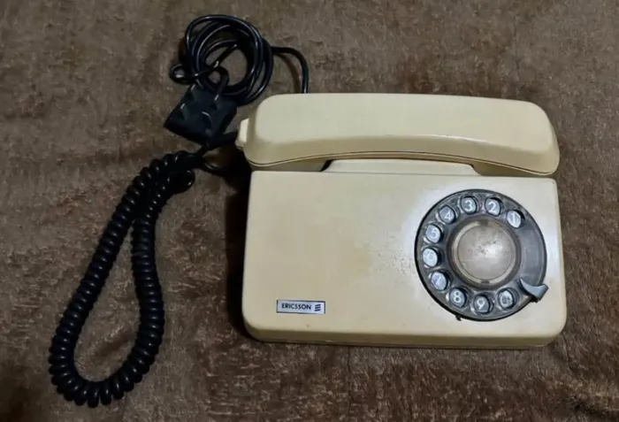 Telefone Disco Antigo Ericsson