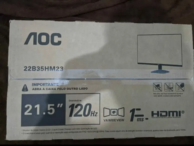 MONITOR AOC, 22" 120hz 1ms - LACRADO