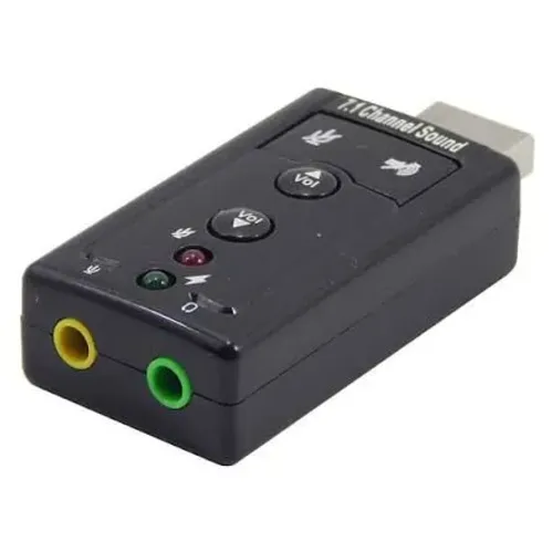 Placa de áudio USB//entrega gratis