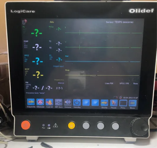 Monitor Multiparâmetro Logicare para Monitoramento - Olidef 