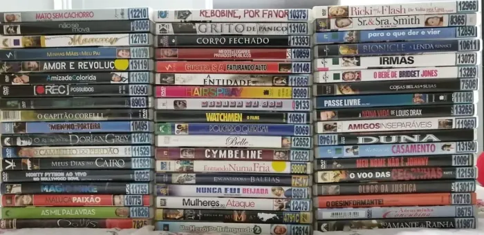 Lotes de filmes (DVDs e Blu-rays)