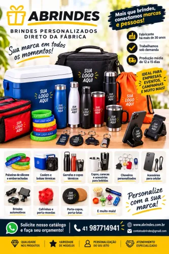 Brindes Personalizados | Direto da Fábrica | Empresas e Eventos
