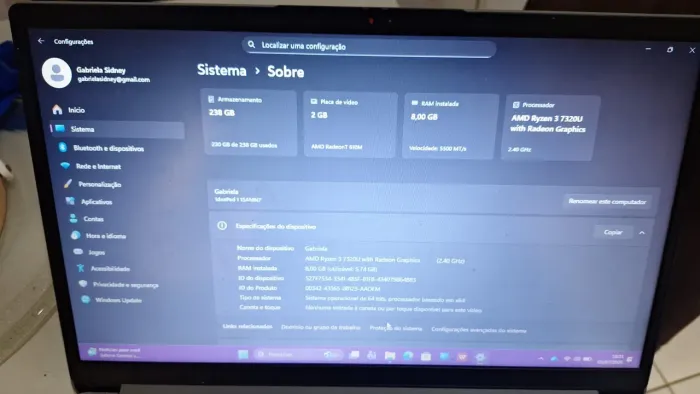 Notebook Lenovo