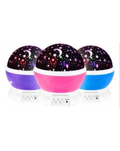 Luminária Retroprojetora de Estrelas B-MAX