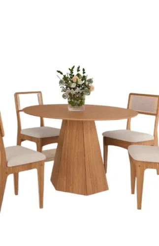 Mesa redondo mdf