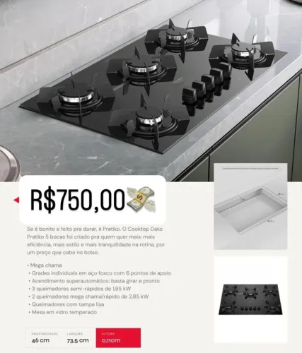 Cooktop Dako