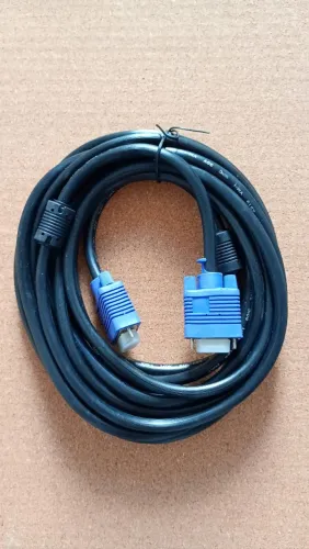 Cabo VGA Macho Para Vga Macho 5 metros  - Novo