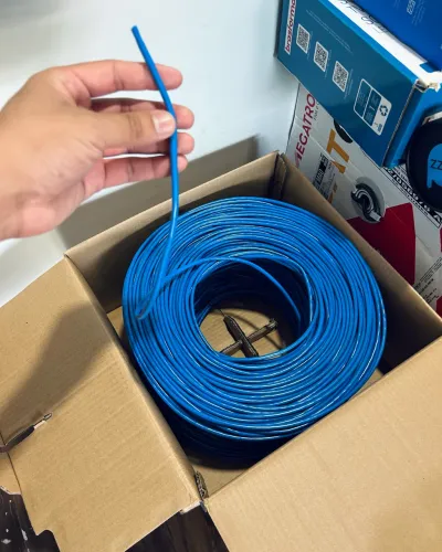 Cabo de Rede Internet 305 Metros - CFTV CAT5 ( Promoção )