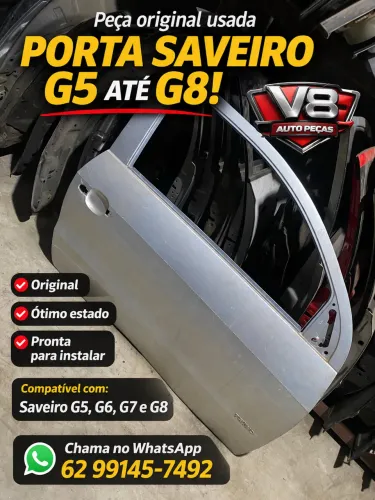 Porta da saveiro g5 g6 g7 g8 lado direito 