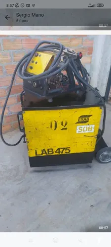 Vendo máquina solda mig Esab 475 amperes
