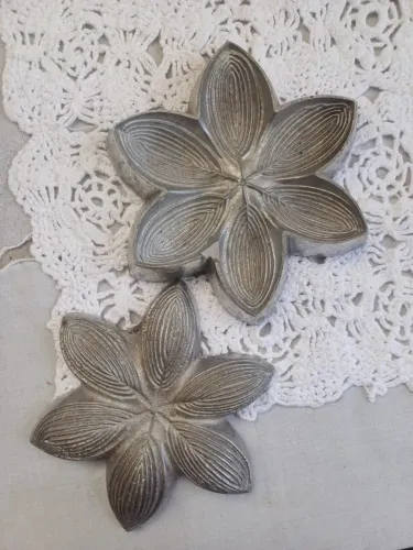 Frisadores de aluminio fundido flores para artesanato