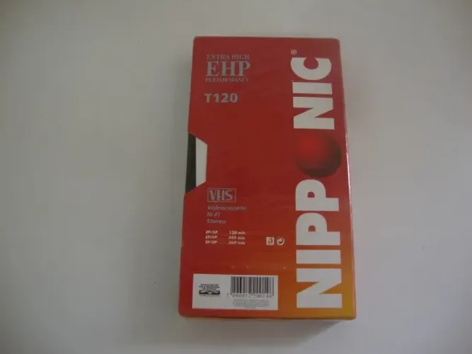 Fita VHS Marca Nipponic EHP-120