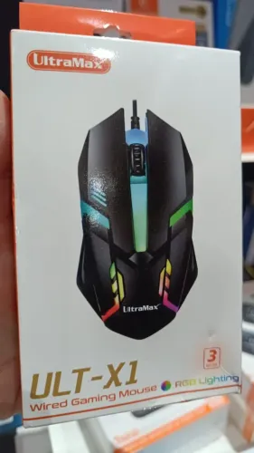 Mouse Game Led X1 Luminoso -Com Fio - Rgb - Loja Coimbra Entrega