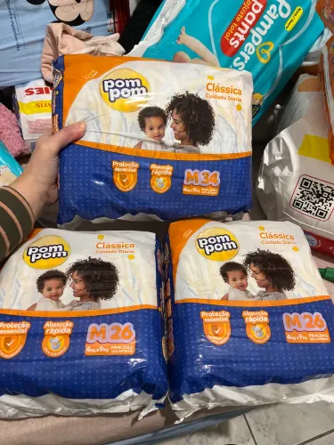 Fralda Descartável Pompom M
