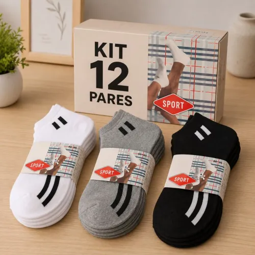 Kit meia soquete Masc/Fem