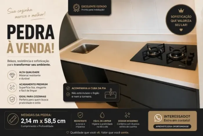 Pedra Quartzo Super White para a cozinha 