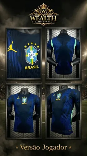 Camisa do Brasil Azul Jogador