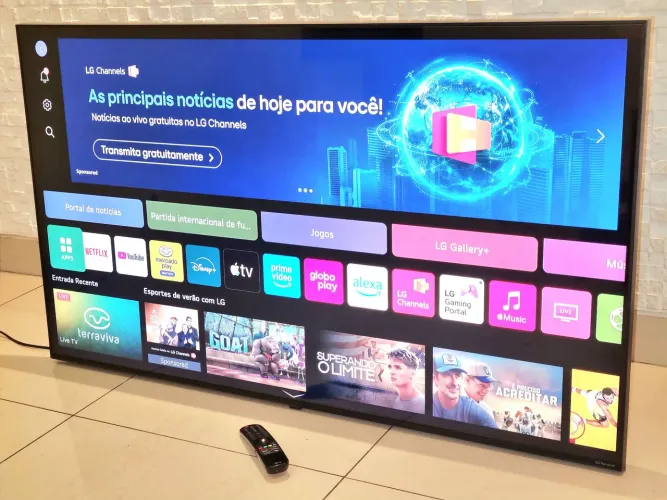 Tv 55 LG Smart 4K com Alexa e Xbox 