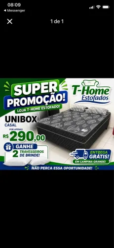 Cama box casal