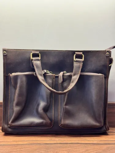 Bolsa de Ombro Vintage de Couro