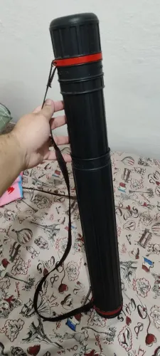 Porta Projetos / Tubo Porta Plantas Telescópico com Alça - Folhas de Brinde