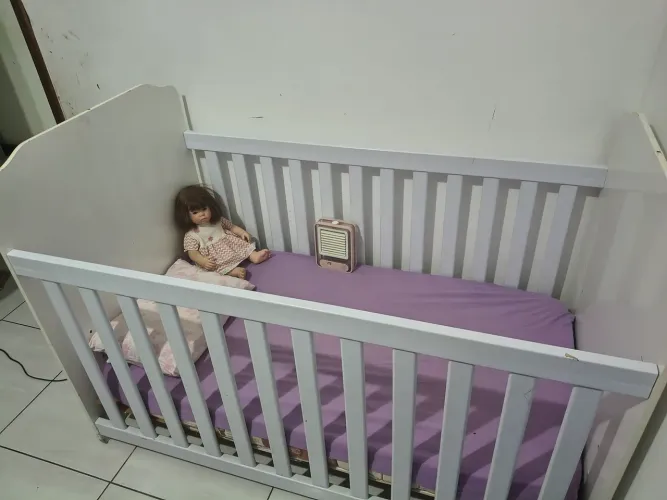 Berço com colchão Ortobom 200