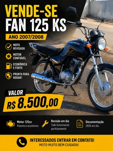 Fan 125 ks ano 07/08