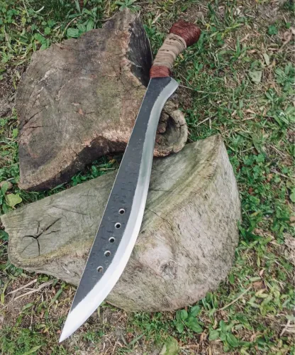 Facão/machete Pesado Pra Camping Em Aço Carbono 1070 De 10mm