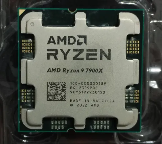 Ryzen 9 7900X 5.6GHz Max Turbo (12 núcleos / 24 threads) AM5 Cache 76MB