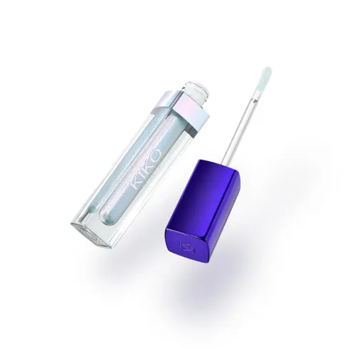 Gloss Kiko Milano na tonalidade 01 Starlit Blue Aura nunca usado