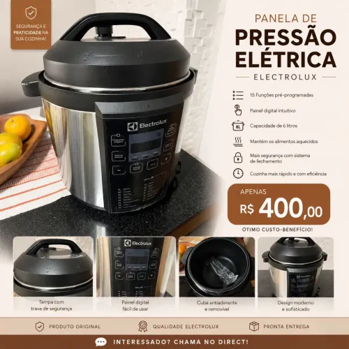 Panela Elétrica Electrolux 6Lt.