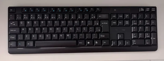 Teclado multilaser sem fio (pen drive)