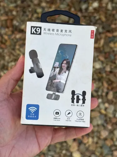 Microfone sem fio para celular k9