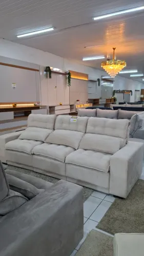 Sofazão tamanho família 2.85M com molas em promoção