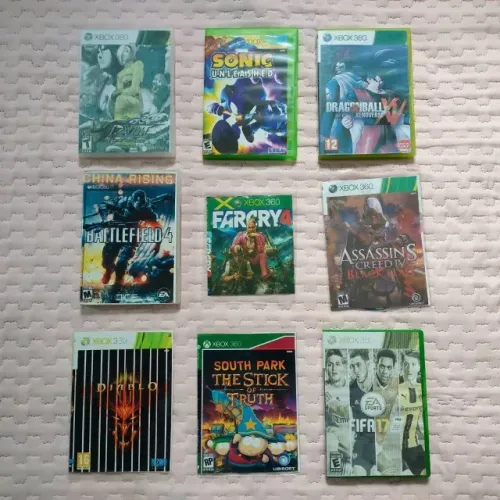 Kit 9 Jogos Xbox 360 Desbloqueado - Aventura