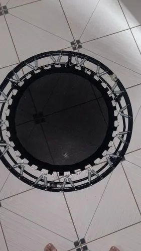 mini jump profissional 180 kg com aro de reforço novo novo.