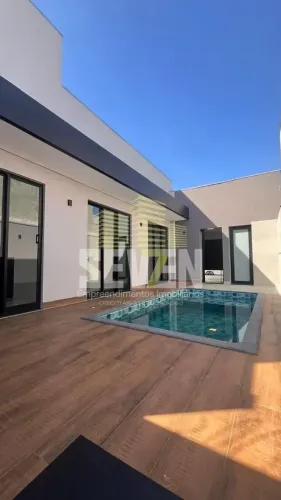 Casa Nova de Alto Padrão à Venda no Jardim Colonial 3 Quartos com Área Gourmet