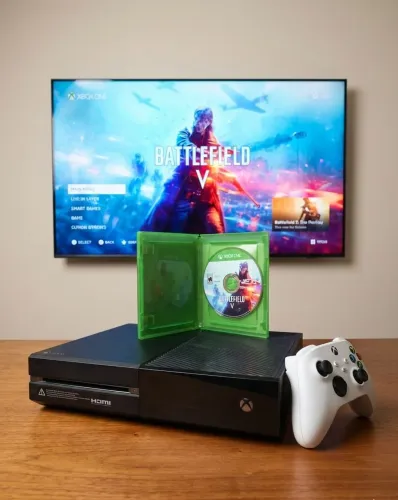 Xbox One Impecável + Battlefield 5 + Controle Original Series X/S