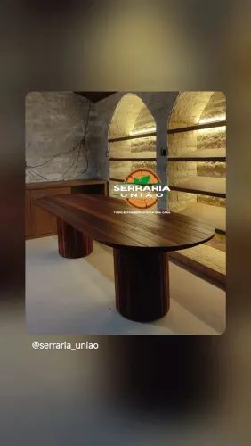 Mesa de madeira jatobá , fazemos por encomenda!